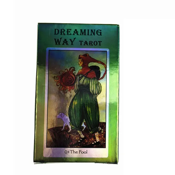 

Dreaming Way Tarot Cards English Deck Guidebook Table Card Game Magical Fate Divination Game Tarot