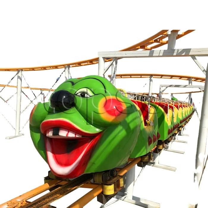 

Hot Quality Mini Roller Coaster Caterpillar Rides Thrill Track Train Rides For Sale, Customized