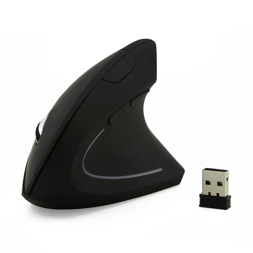 

Wholesale Computer Accessory Ergonomics Vertical Mouse 2.4G Wireless Creative Office Anti-Mouse Hand 6D Vertical Mouse