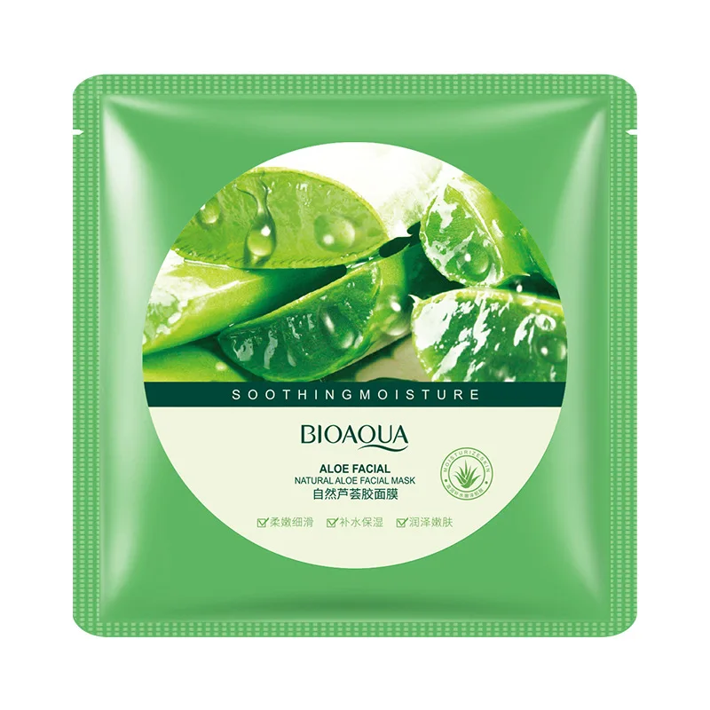 

OEM bioaqua water based Moisturizing Aloe Vera Mask for female facial