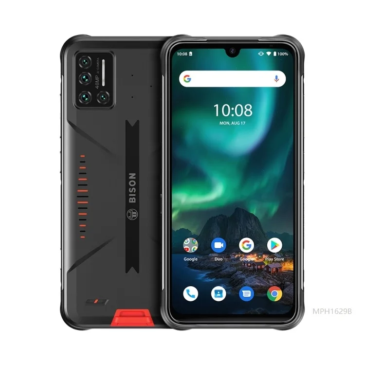 

Wholesale price UMIDIGI BISON 6.3 inch Rugged IP68/IP69K Waterproof 8GB 128GB NFC celullar Cellphone support google play