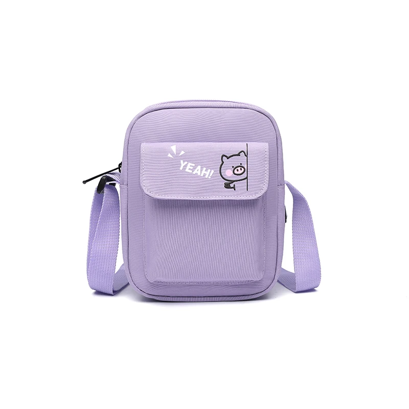 

BEIQI Ladys Cartoon Crossbodye Bag Women Messenger Shoulder 2020 Bags Crossbody K022, Black,yellow,pink,purple