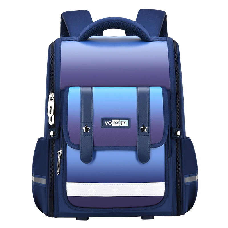 

2022 new British students with multiple compartments schoolbag spine care shoulder bag school bags for boys and girls