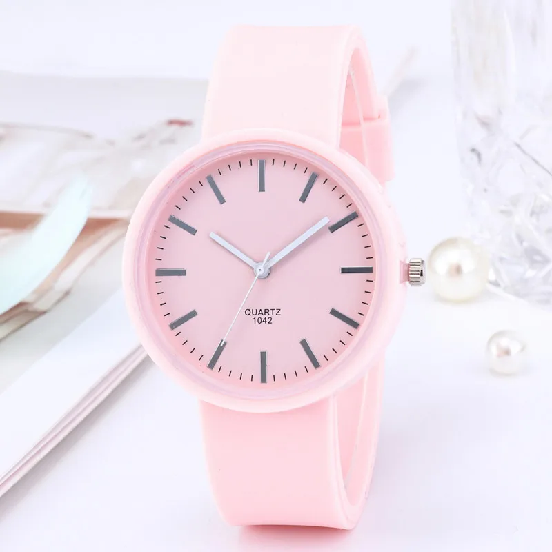 

2021 New Fashion Women's Watches Ins Trend Candy Color Wrist Korean Silicone Jelly Watch Reloj Mujer Clock Gifts for Women