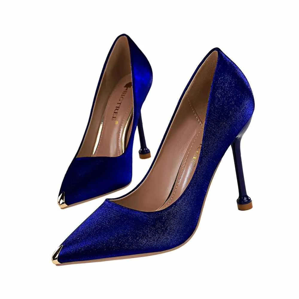 

Stilettos Heel Big Tree Shoes Steel Pointed Toe Shoes women Heels Sexy High quality Patent Leather Ladies Office Shoes, 6 colors
