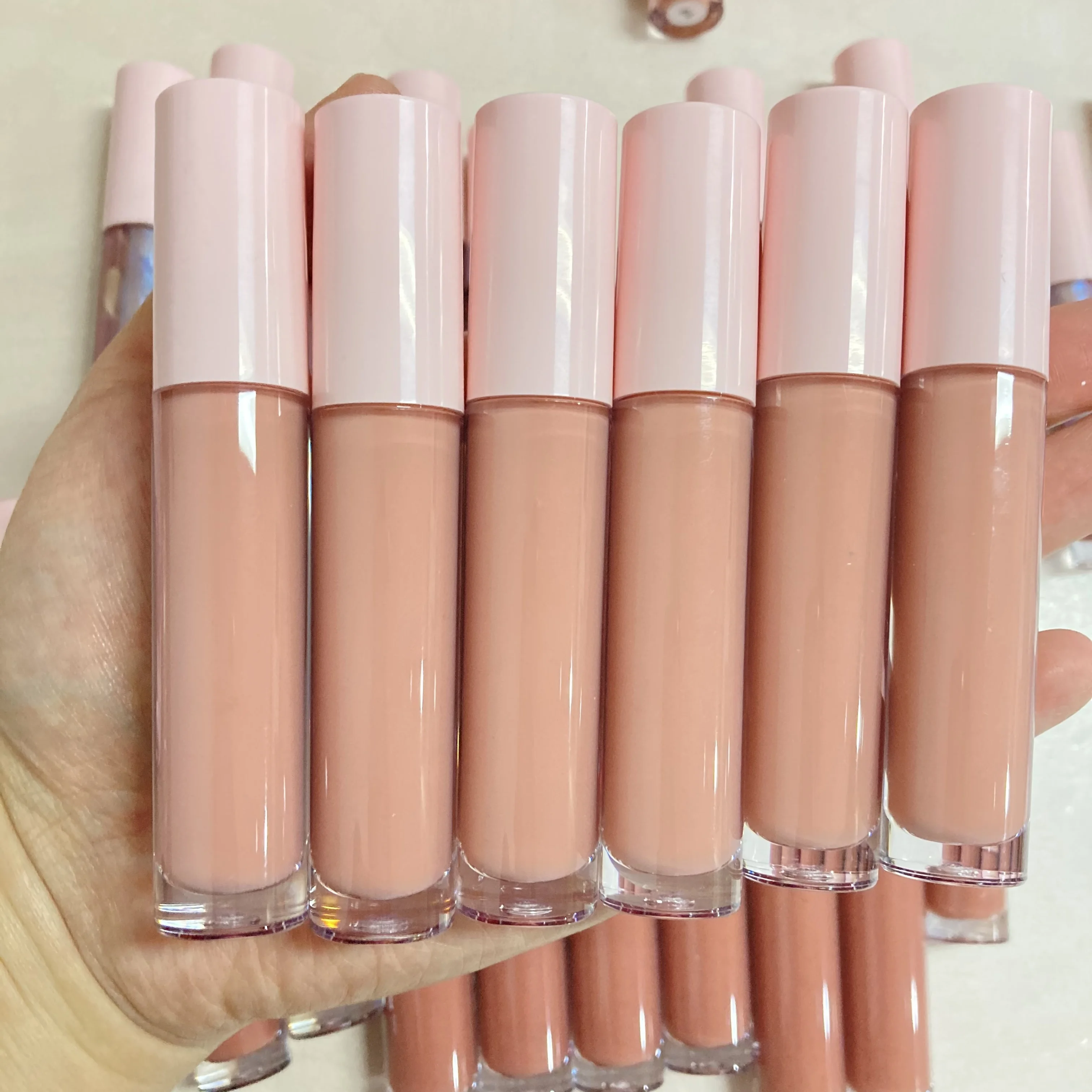 

New lip makeup vegan 23 color nude pink brown velvet matte liquid lipstick private label waterproof