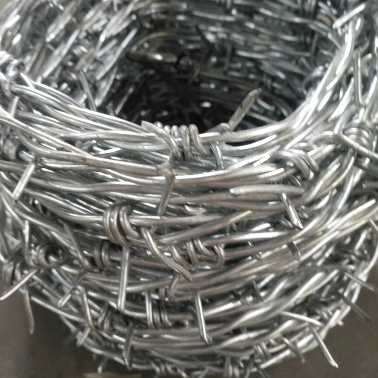 
High Quality Factory Price 2.2MM Galvanized Double Strand Barbed Wire For Fencing 