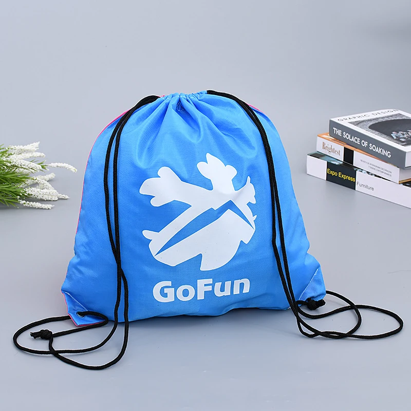 Custom Logo Printed Promotional String Drawstring Bag Buy String