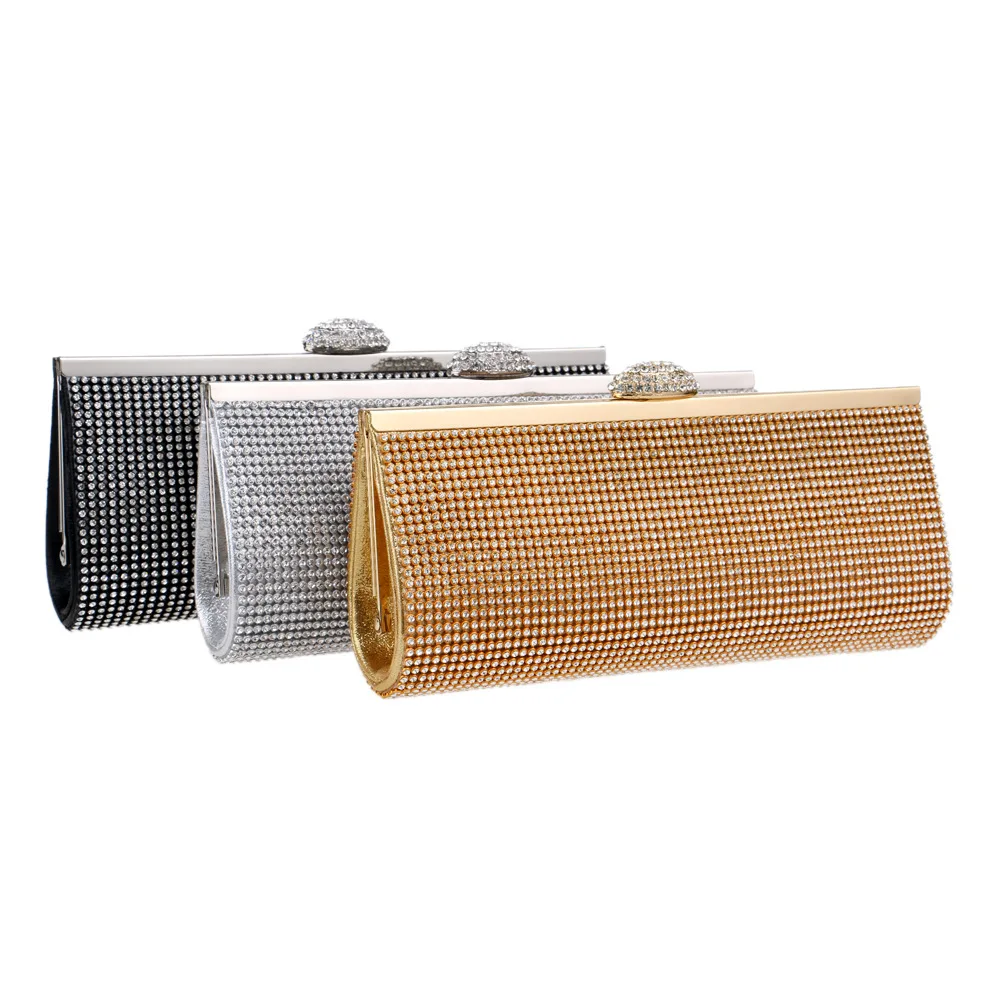 

evening bags clutch 2021 luxury crystal side purse, Yellow