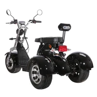 

harlley citycoco electric tricycle three wheel electric scooter with passenger seat