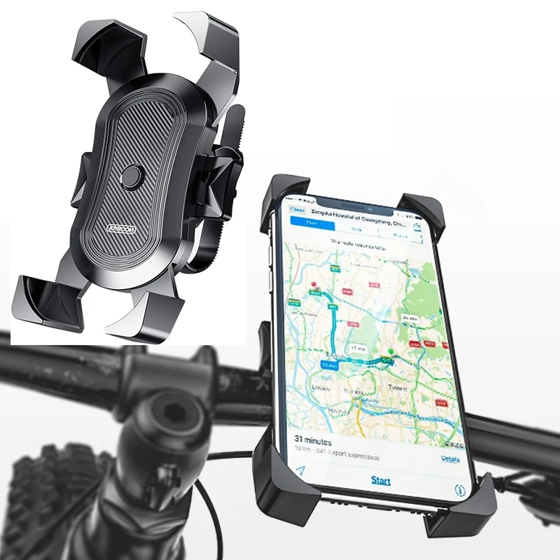 

Joyroom Universal Bicycle Mobile Phone Holder Suitable for 4.0-6.0 inch Mobile Phones Online Dropshipping