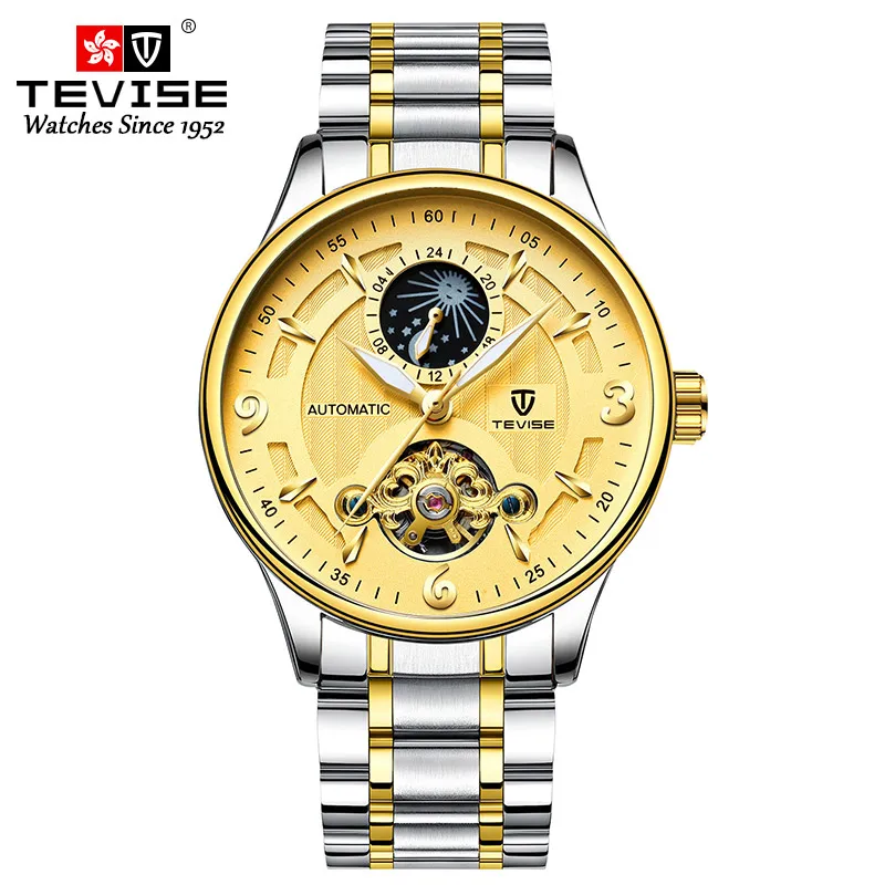 

Fashion Brand Skeleton Mens Luminous Water Resistant Mechanical Watch Wrist Watches For Men Automatic