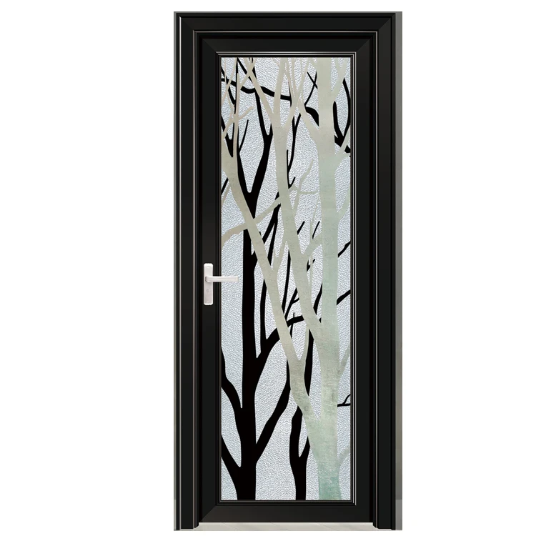 
model aluminum door bathroom china glass aluminum alloy swing door 