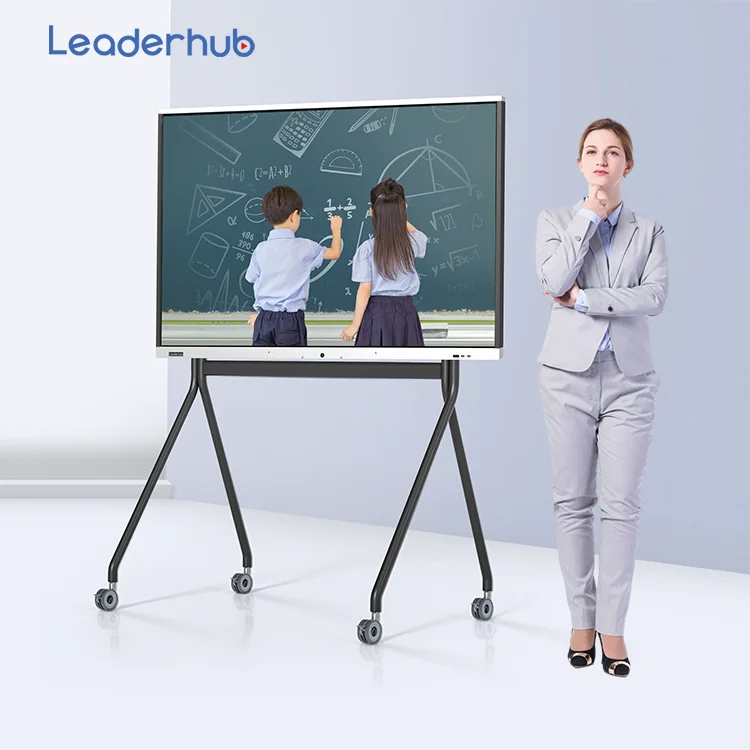 

Leaderhub 65 Inches Interactive Whiteboard All In One Interactive Flat Panel Smart Board Digital