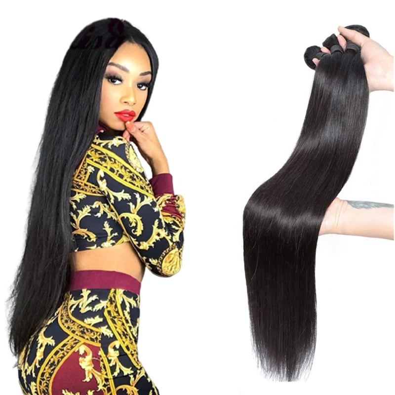 

Fast Shipping 40 inch Brazilian cuticle aligned hair extensions vendor, No Tangling No Shedding free sample human hair bundle