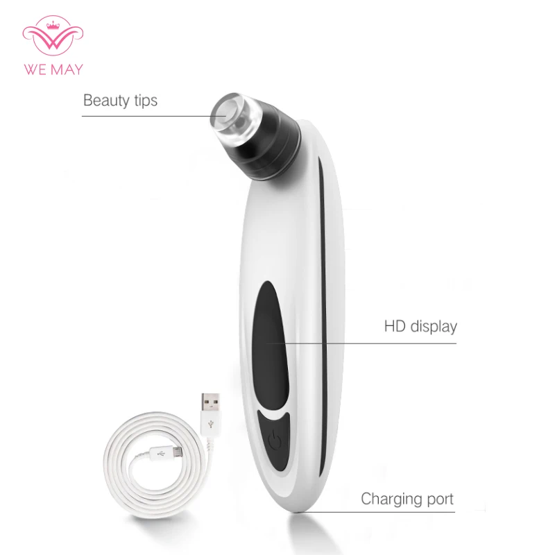 

Blackhead Vacuum Acne Cleaner Remove Stubborn Blackheads Whiteheads Various Modes are Gentle and Do Not Hurt the Skin, White