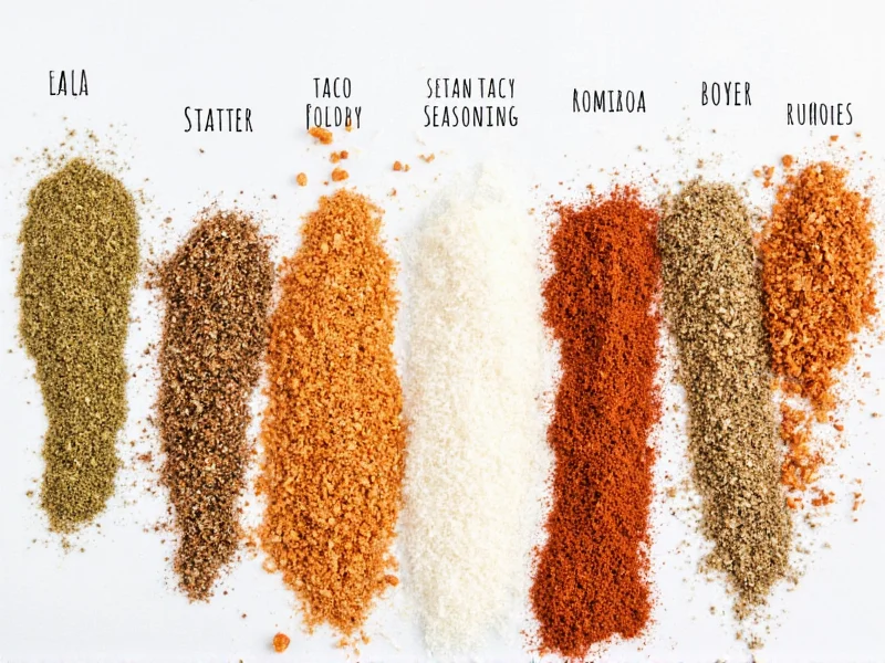 Taco Seasoning Ingredients: Complete Breakdown