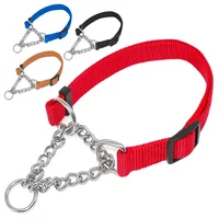 

Guardian Gear Plain Nylon Martingale Choke Chain Dog Training Collar