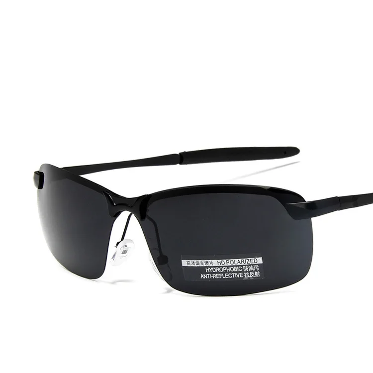 

DCOPTICAL 2021 Unisex Semi-Rimless TAC Polarized Color Rectangle Curved Sports Sunglasses Sun Shades