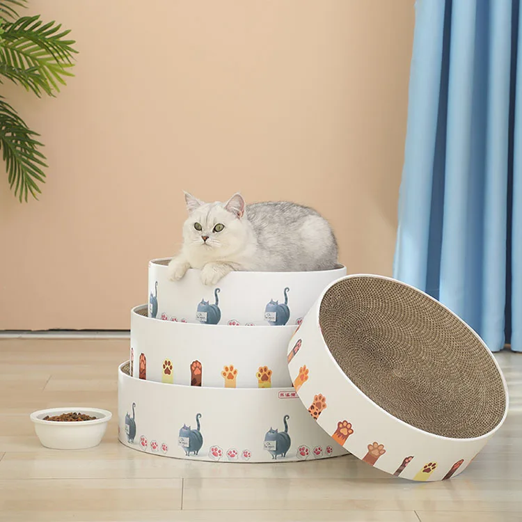 

Luxury cat scratcher corrugated cardboard wooden cat scratcher lounge