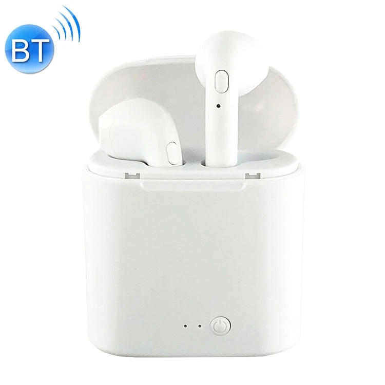 

i7S TWS Universal Dual Wireless BT 5.0 Earbuds Stereo Headset In-Ear Earphone with Charging Box, Automatic Dual Ears Pair