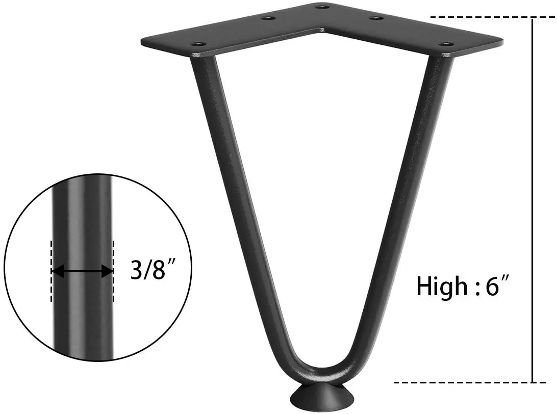 28 Inch Tall Height Adjustable Metal Office Table Legs,60mm Diameter ...