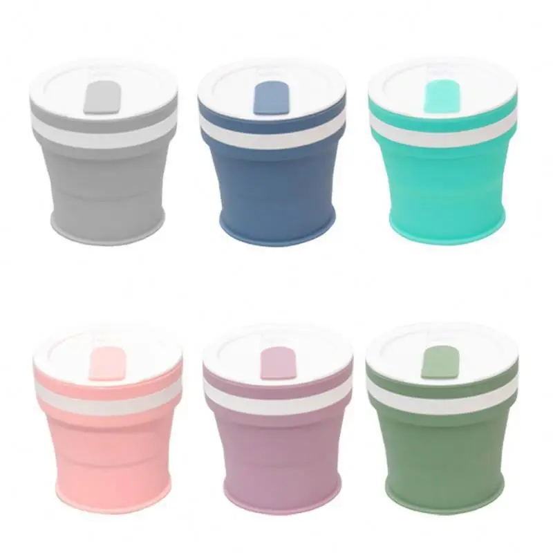 

creative outdoor silicone folding cup ,NAYb5 collapsible coffee cup with lid