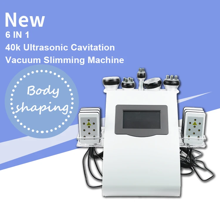 

2021 Factory Price Multifunction Rf Ultrasonic Cavitation Vacuum Slimming Skin Care Machine Beauty Equipment