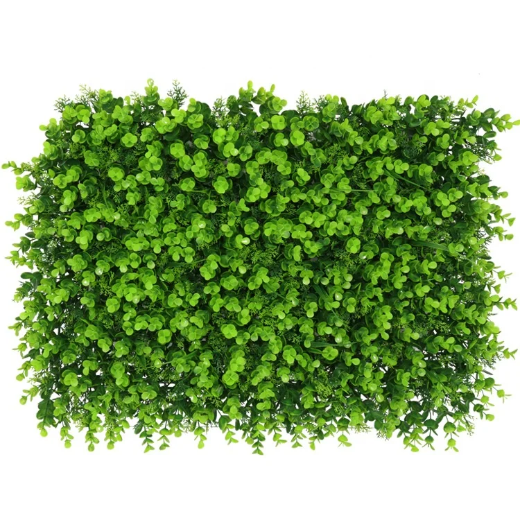 

W06146 Wholesale Indoor Outdoor Vertical Plastic Plant System Artificial Green Grass Wall for Wedding Party Garden Decor, Customized