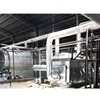 Continuous crude oil distillation process plant
