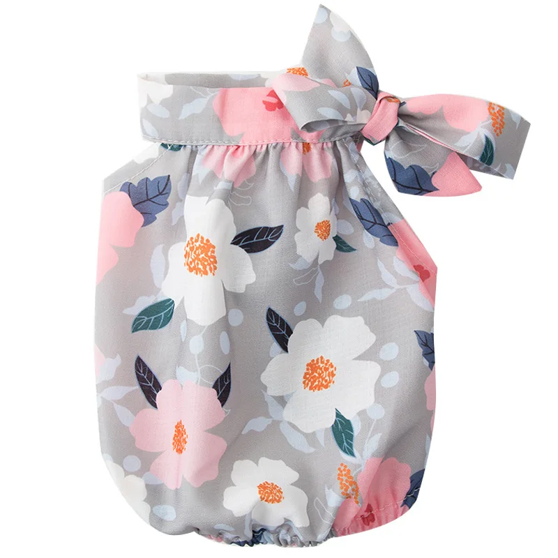 

Pet Clothes Floral Summer Sleeveless Cat Clothes Vest Spring Summer Cool Dog Wear