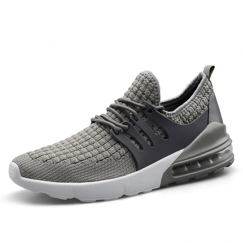

Hot selling Large size lightweight air cushion bottom casual sports men's shoes in stock