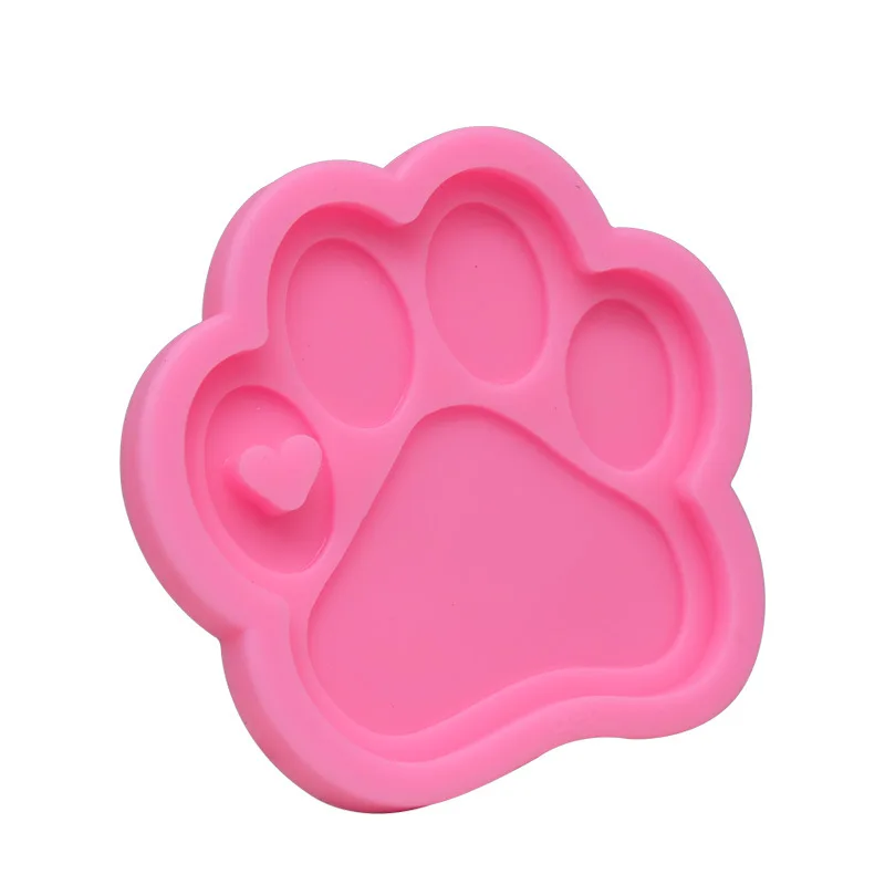 

Cute Dog Footprint Cat Silicone Mold,Claw Paws Footprint Cake Fondant Jelly Mould DIY Cake Baking Decoration Resin Mold tools