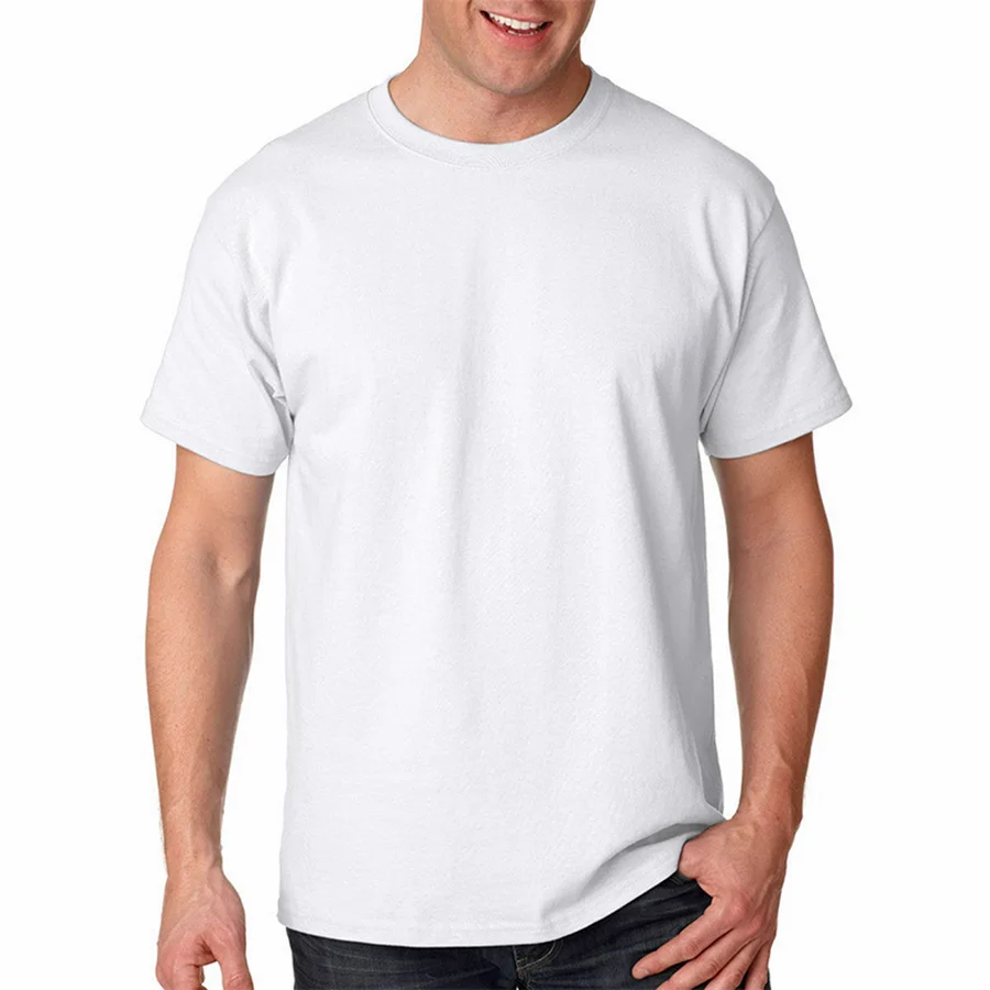 

Men's Ready To Ship Wholesale Tee shirt 100% Cotton Blank White T shirt mens O neck short sleeve t-shirt, Customized color