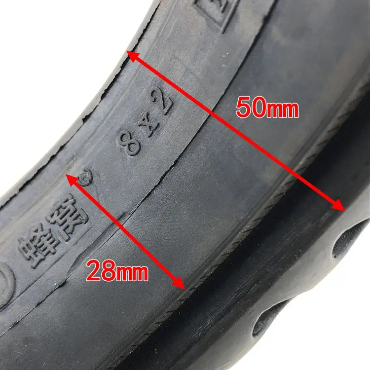 E Scooter Part 8x2 Inch 200x50 Solid Tire For 8 Inch Scooter Tyre