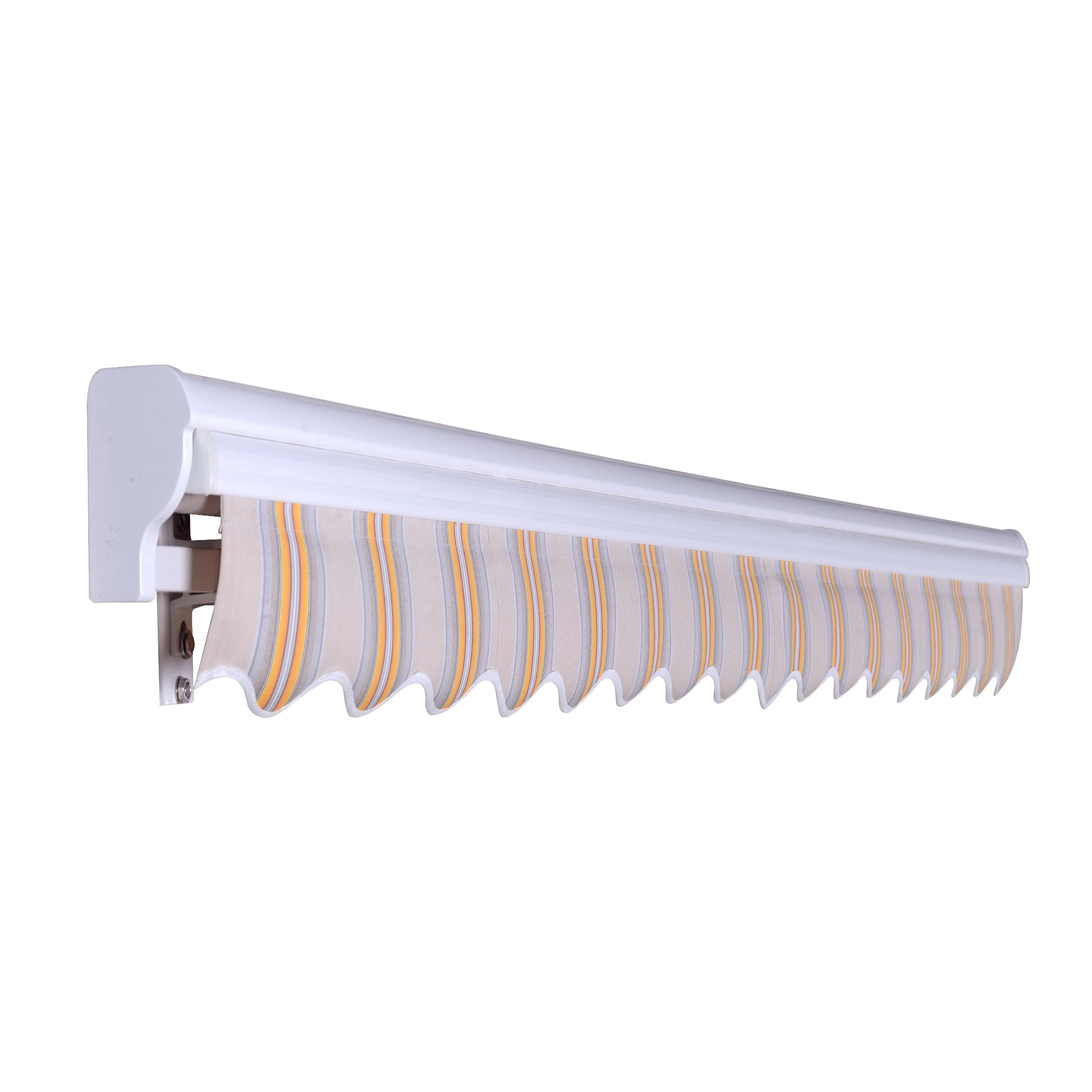High Quality Tubular Motorized Awnings Retractable With Led Light Semi