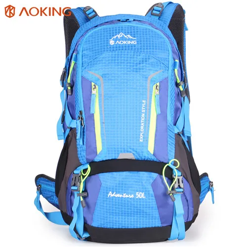 

AOking big waterproof backpack 50l camping durable backpack for outdoor traveling