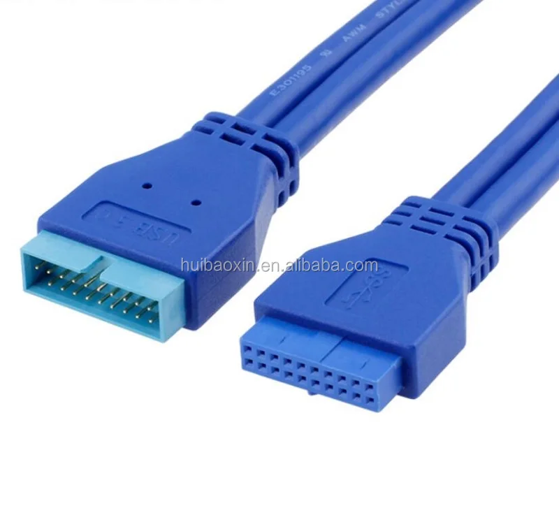 Usb 3.0 Motherboard Front Panel Mount Cable 3.0 Usb 20pin Female To 2