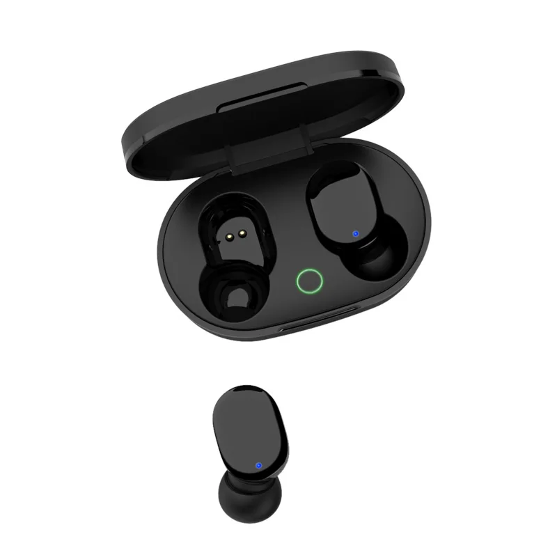

Free Shipping Dropshipping TWS Bt 5.0 Earphones Wireless Headphone Stereo Sports Waterproof Earbuds Headsets With Charging Box, Black white color