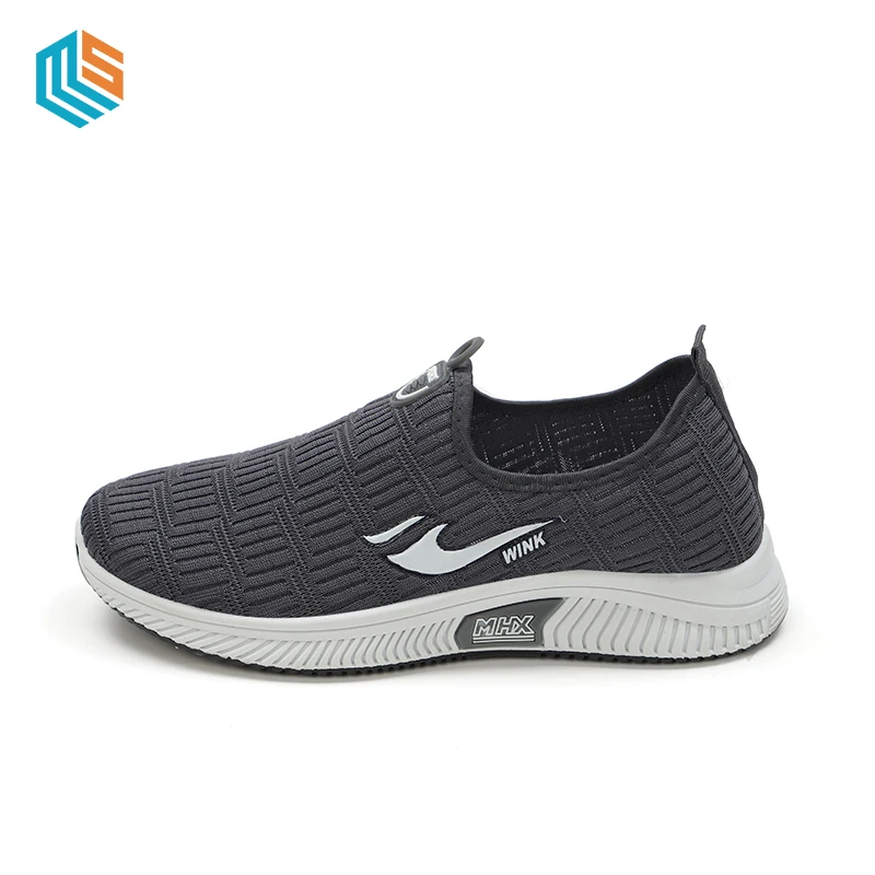 

non-slip breathable casual sports running walking shoes flying knit men's sneaker, 1 colors