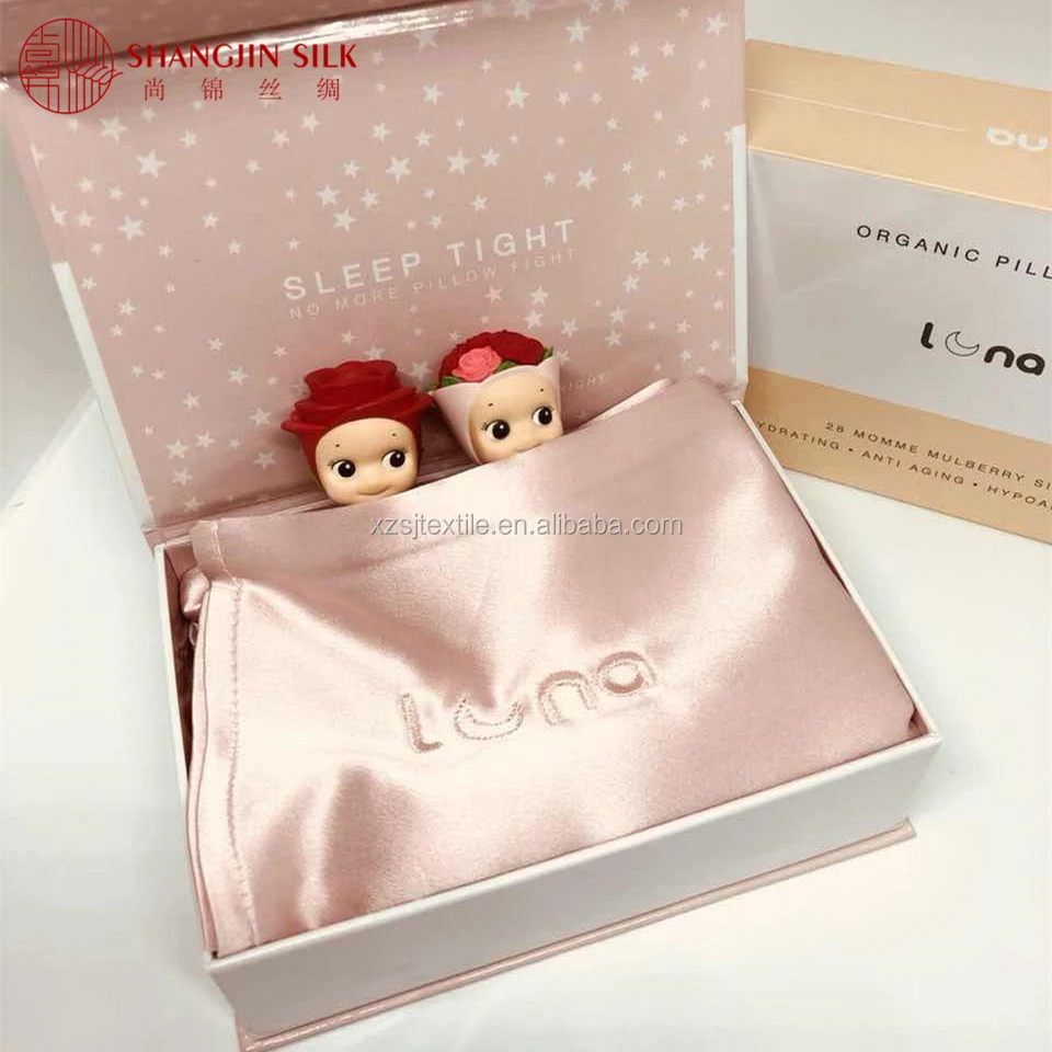 100 Organic Mulberry Silk Plain Dyed 25 Momme Pillowcases Oeko