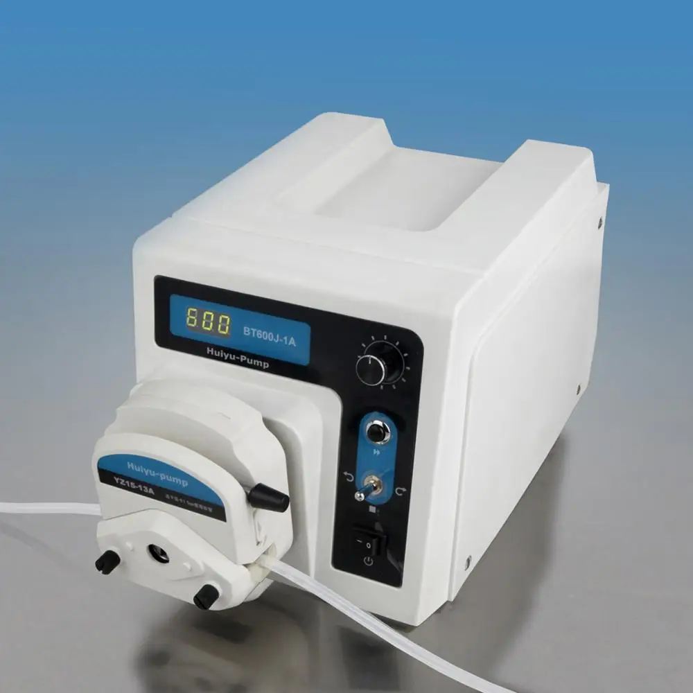 

INTLLAB Peristaltic Liquid Pump Dosing Pump BT600J for Aquarium Lab Water Analytical, White