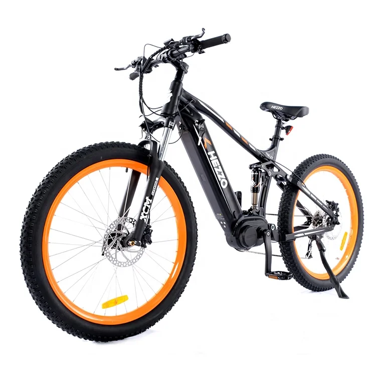 

2022 new arrival Aluminium Alloy frame Hydraulic Disc Brakes 48v 500W Bafang electric Bicycle BAFANG Mid Drive Emtb for adults, Orange green