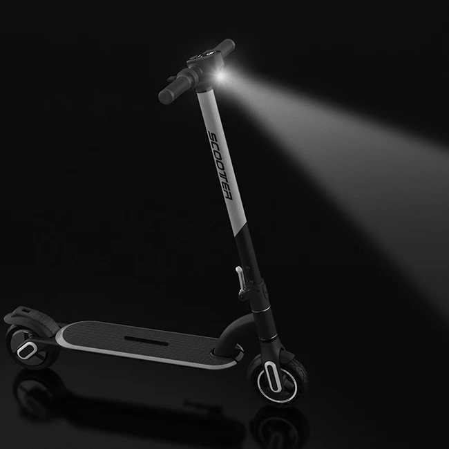 

Two wheel folding electric mobility scooter adult waterproof, Black
