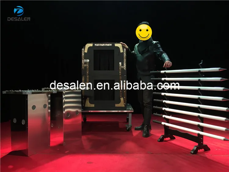 
Desalen 2020 Hot Sale Profession Light Tube Through Human Body Large Super Magic Machine Stage Illusions 