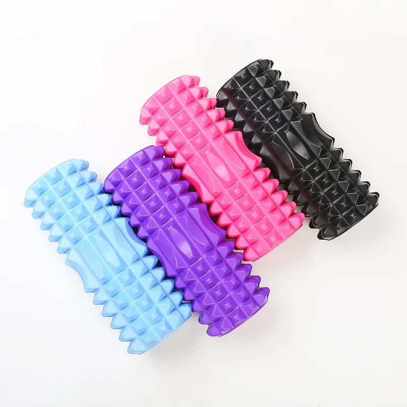 

Wholesale Customized logo high-density round gym massager yoga EVA foam muscle rollers, Colorful