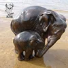 /product-detail/outdoor-decoration-antique-bronze-elephant-and-bady-figure-sculpture-62239037289.html
