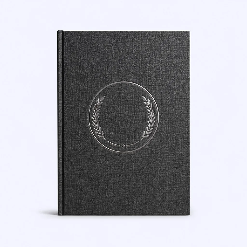 Corporate Milestone Notebook - Textured Charcoal Edition