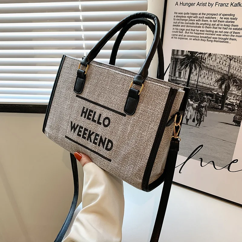 

New Fashion Women's Tote bag Canvas Shoulder Bag messenger bag Supplier