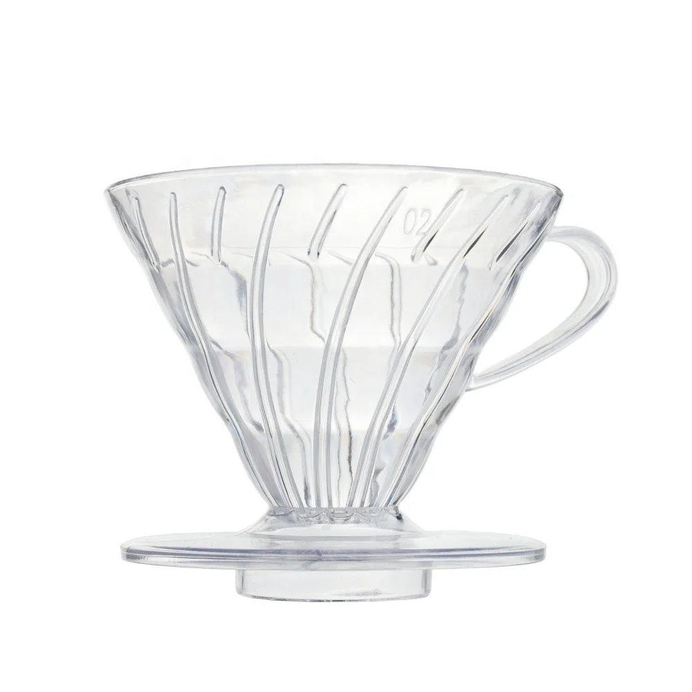 

Ecocoffee V01/V02 Amazon Top Seller Kitchen Accessories Coffee Dripper Coffee Maker V60 Glass Coffee Filter Cup, Clear